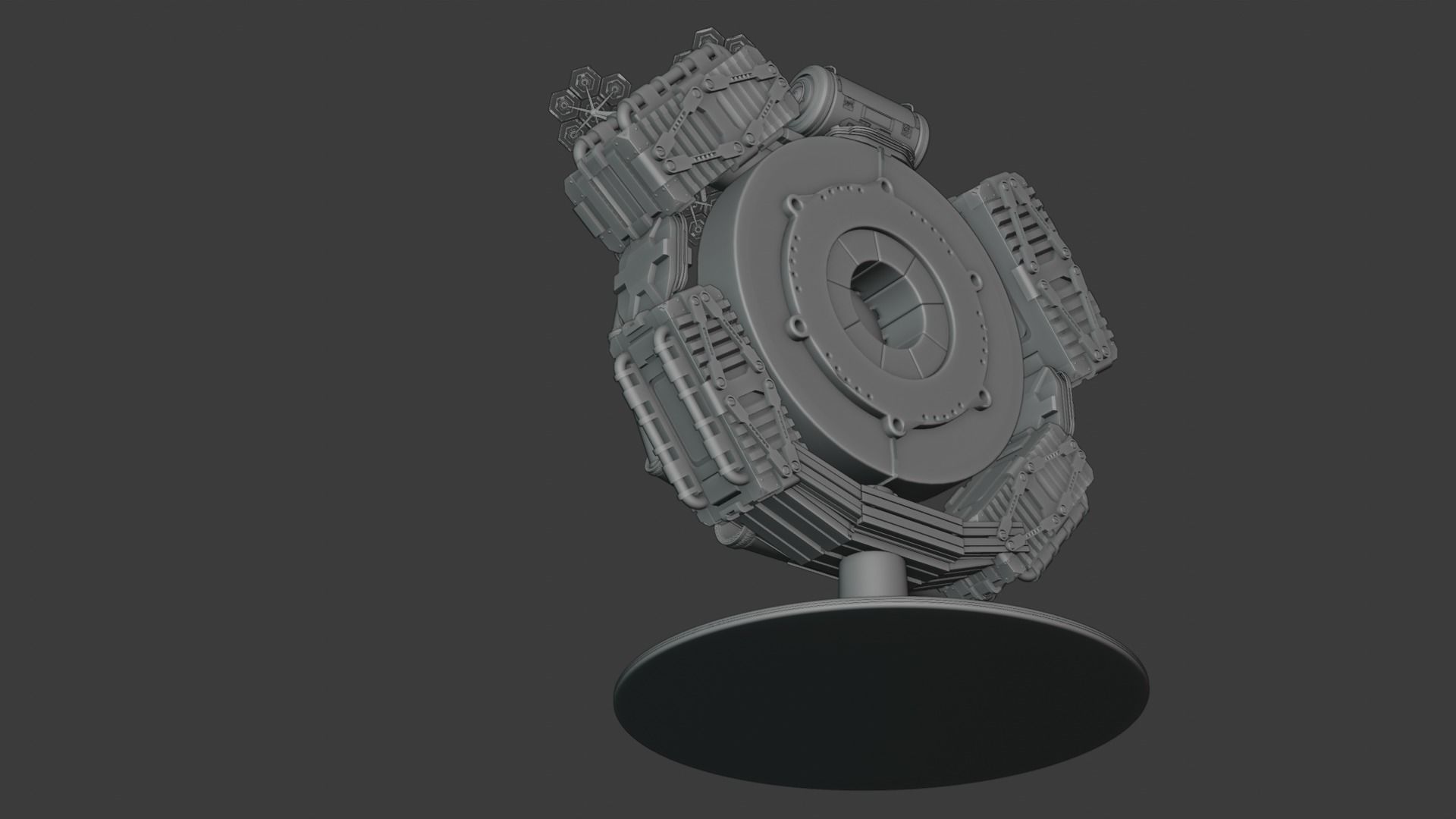 time machine  3D model_9