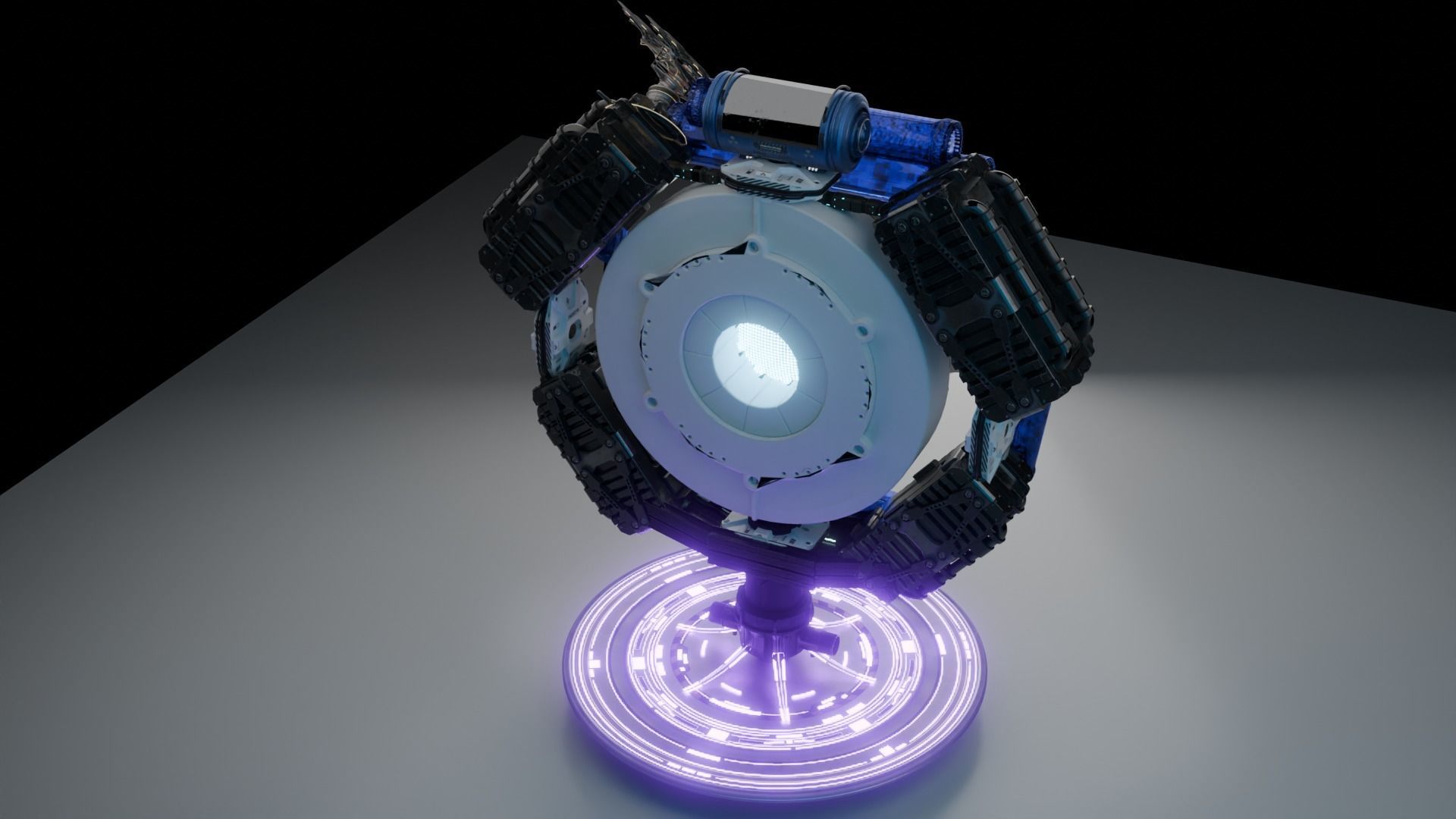 time machine  3D model_5
