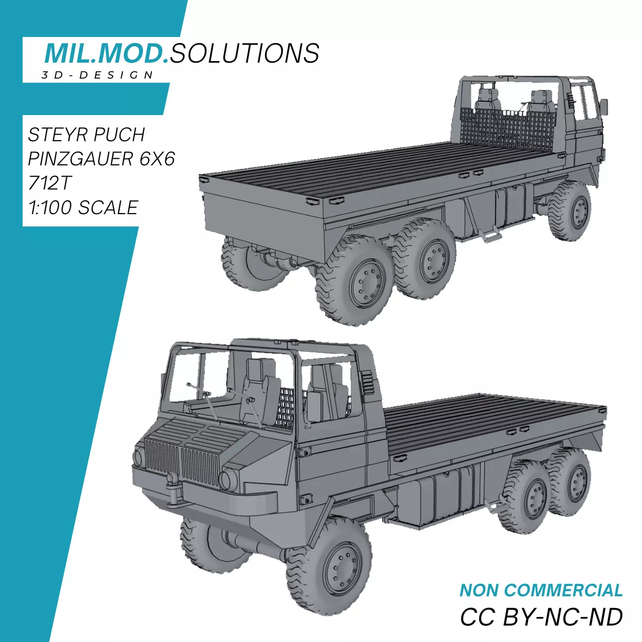 Steyr-Puch Pinzgauer 712T 3D print model_0