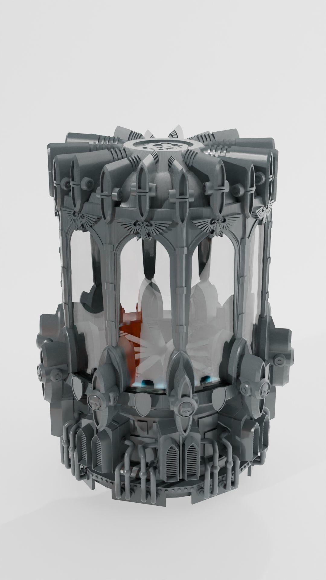 Hibernation container 3D print model_3