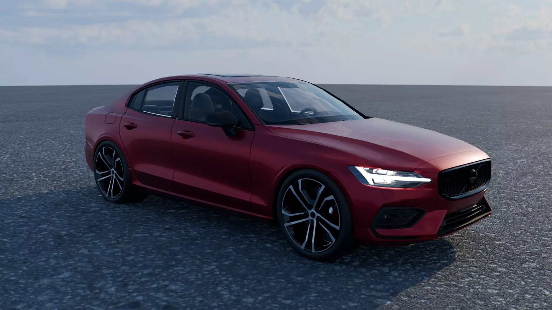 Volvo S60 Free low-poly 3D model