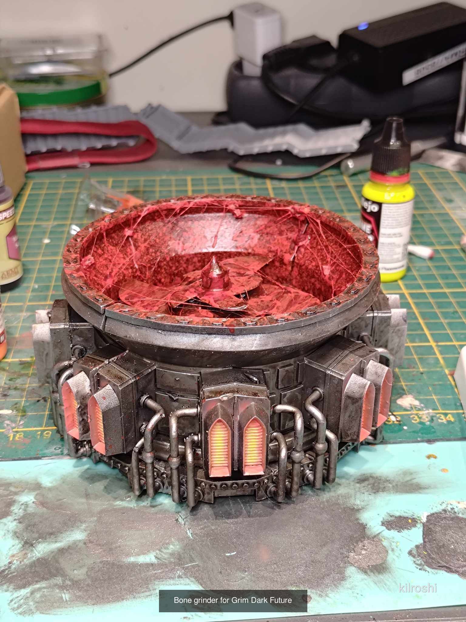 Bone-grinding machine and hibernation tank 3D Model Collection_1