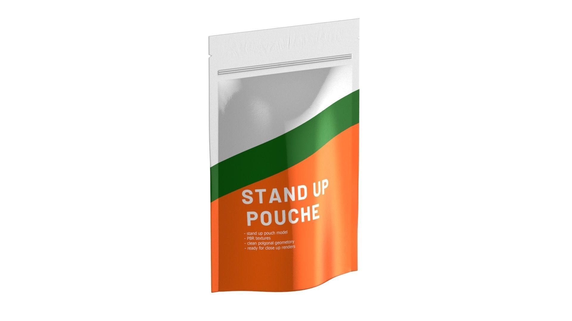 stand up pouch v3 PBR 3D model_1