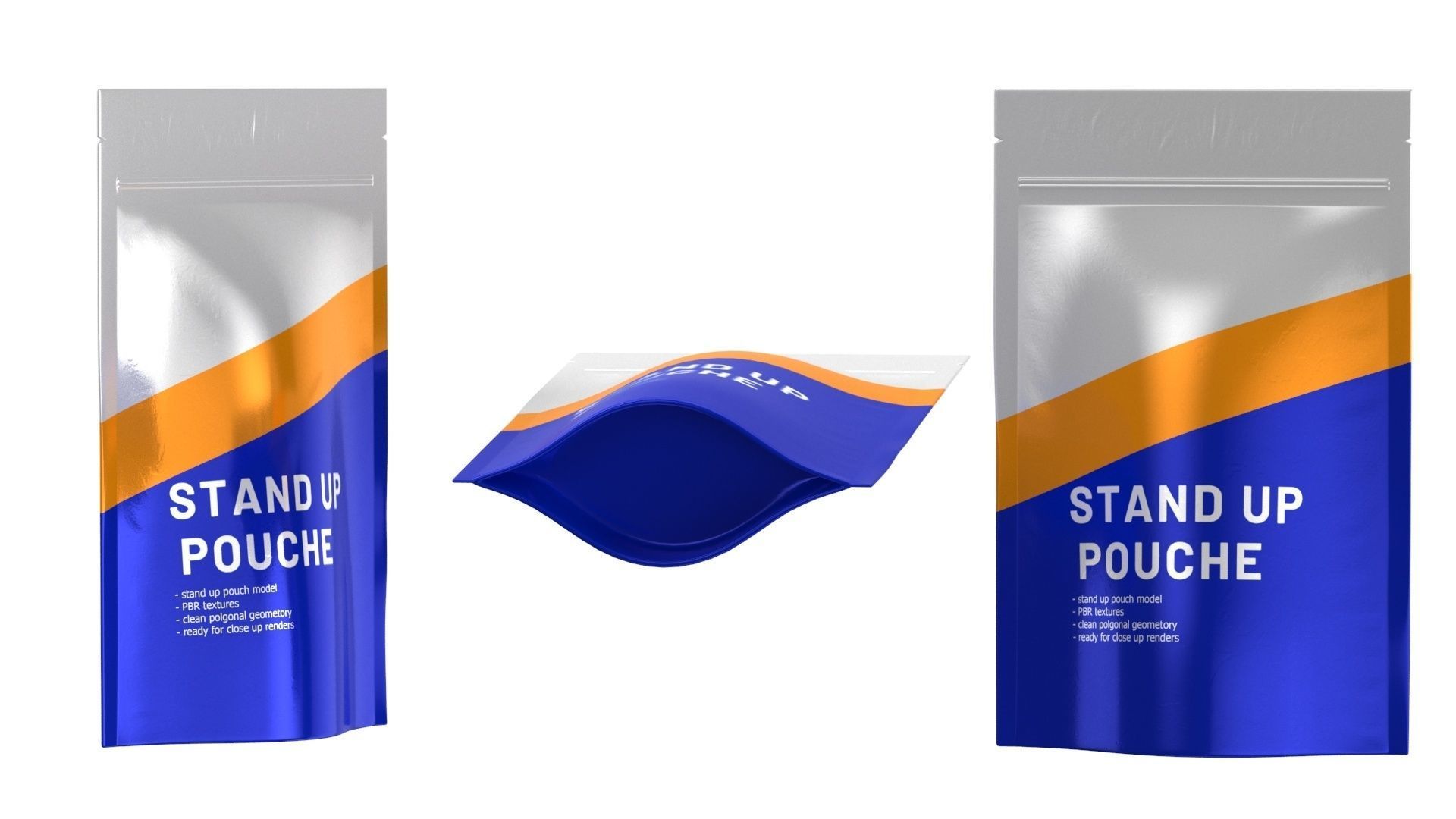 stand up pouch v5 PBR 3D model_4