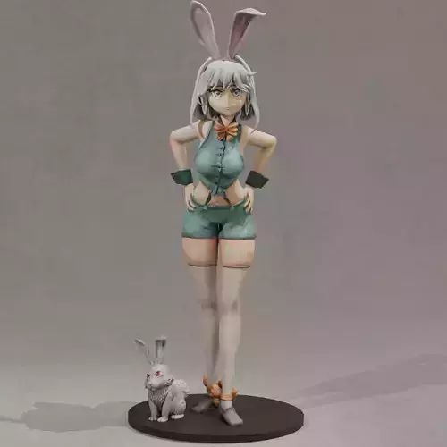 Anime - Bunny Girl  3D print model
