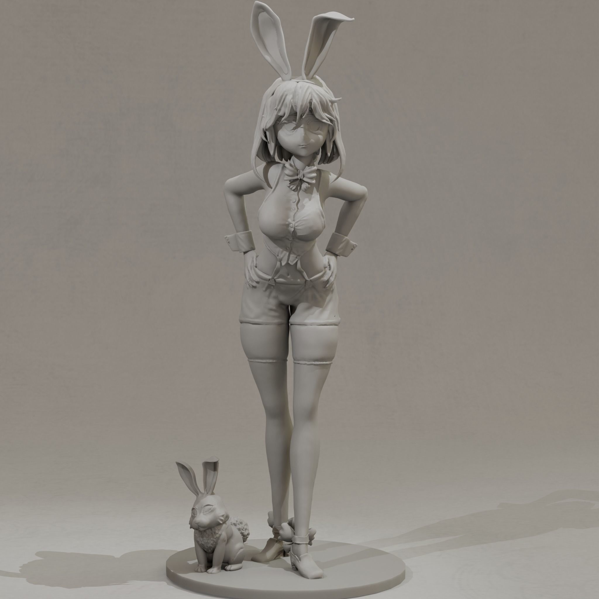 Anime - Bunny Girl  3D print model_2