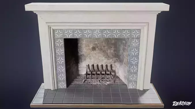 SUBURBS - Fireplace 04 - LOW POLY AND NANITE