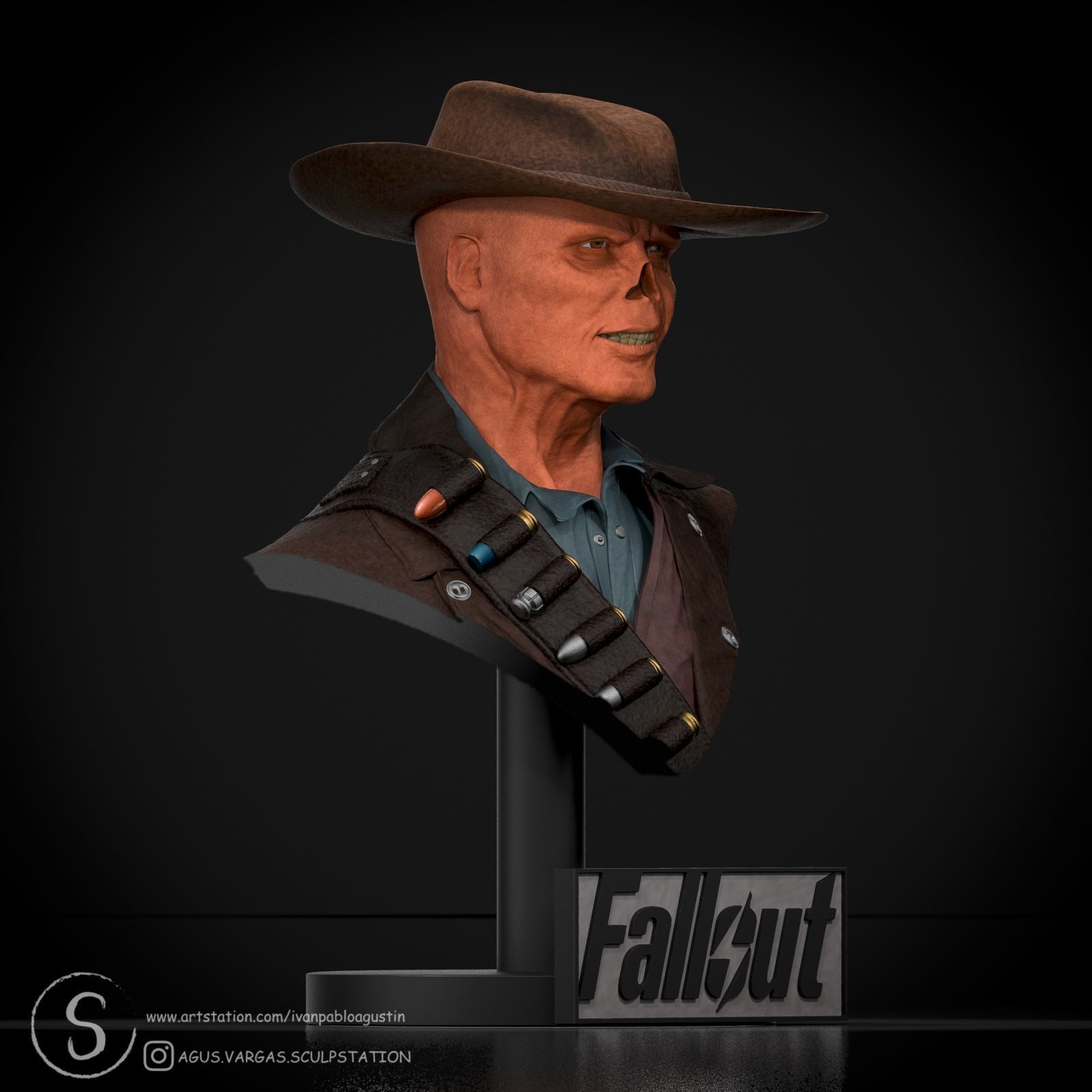 THE GHOUL - FALLOUT fanart 3D print model_5