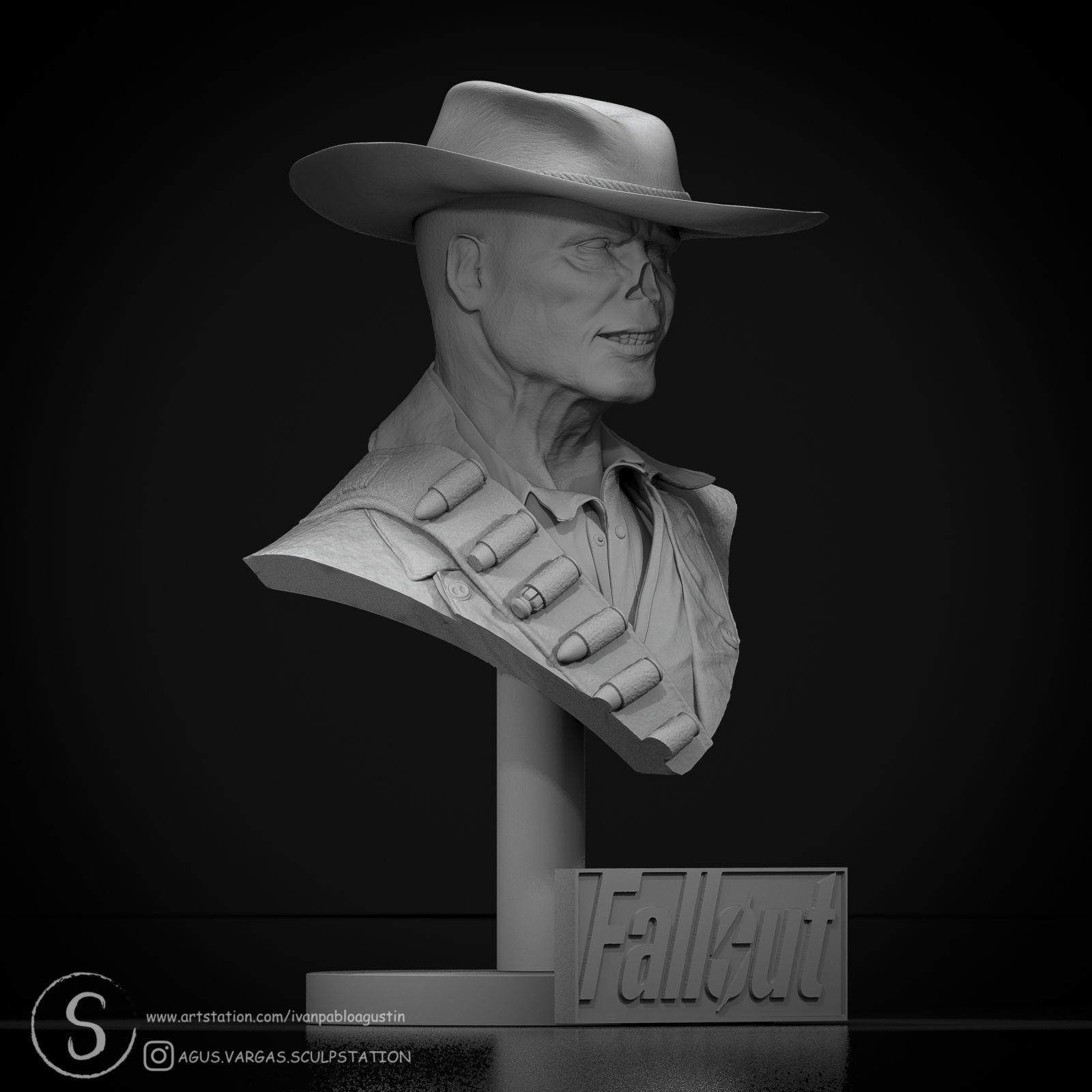 THE GHOUL - FALLOUT fanart 3D print model_7