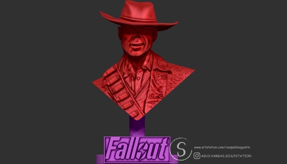 THE GHOUL - FALLOUT fanart 3D print model_11
