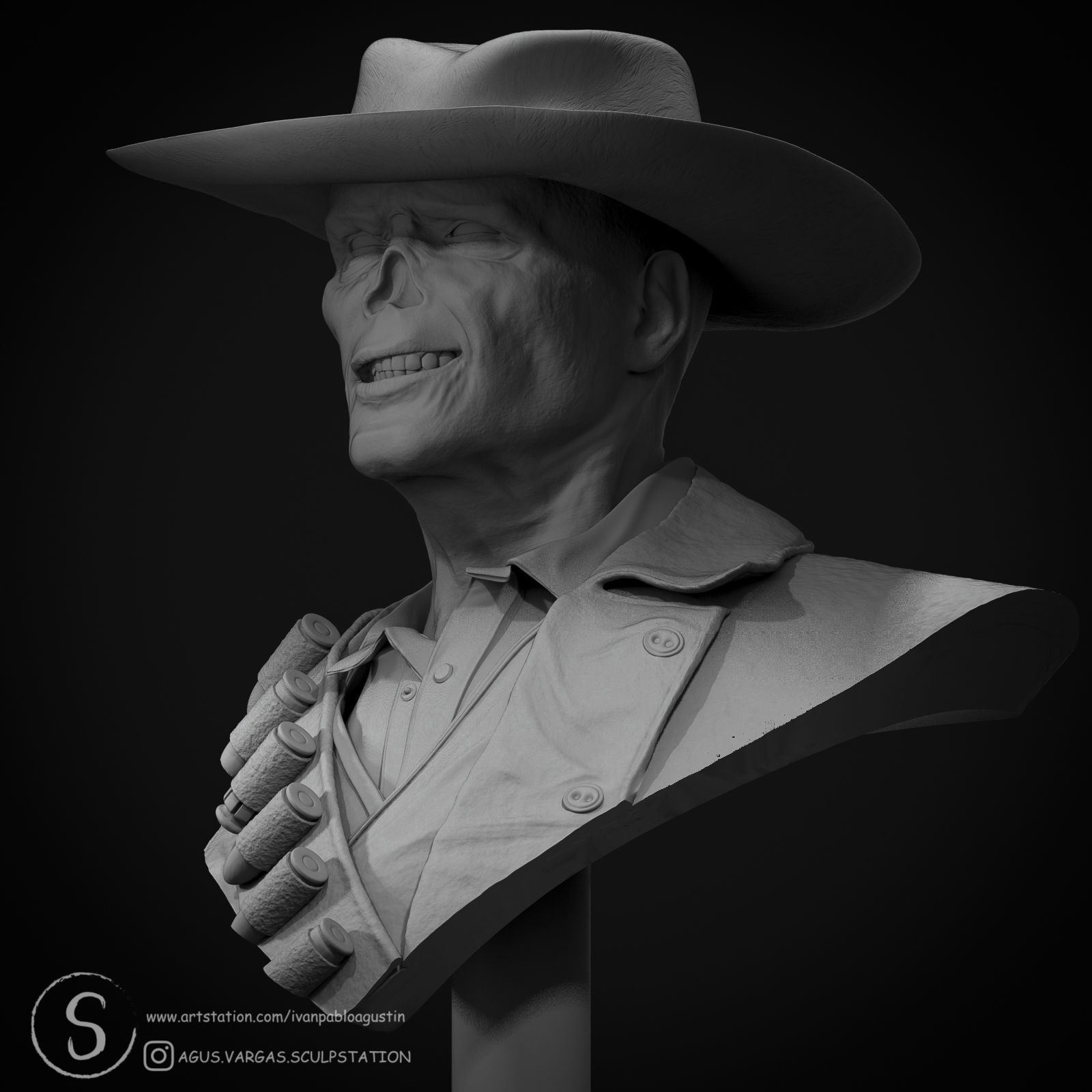 THE GHOUL - FALLOUT fanart 3D print model_10