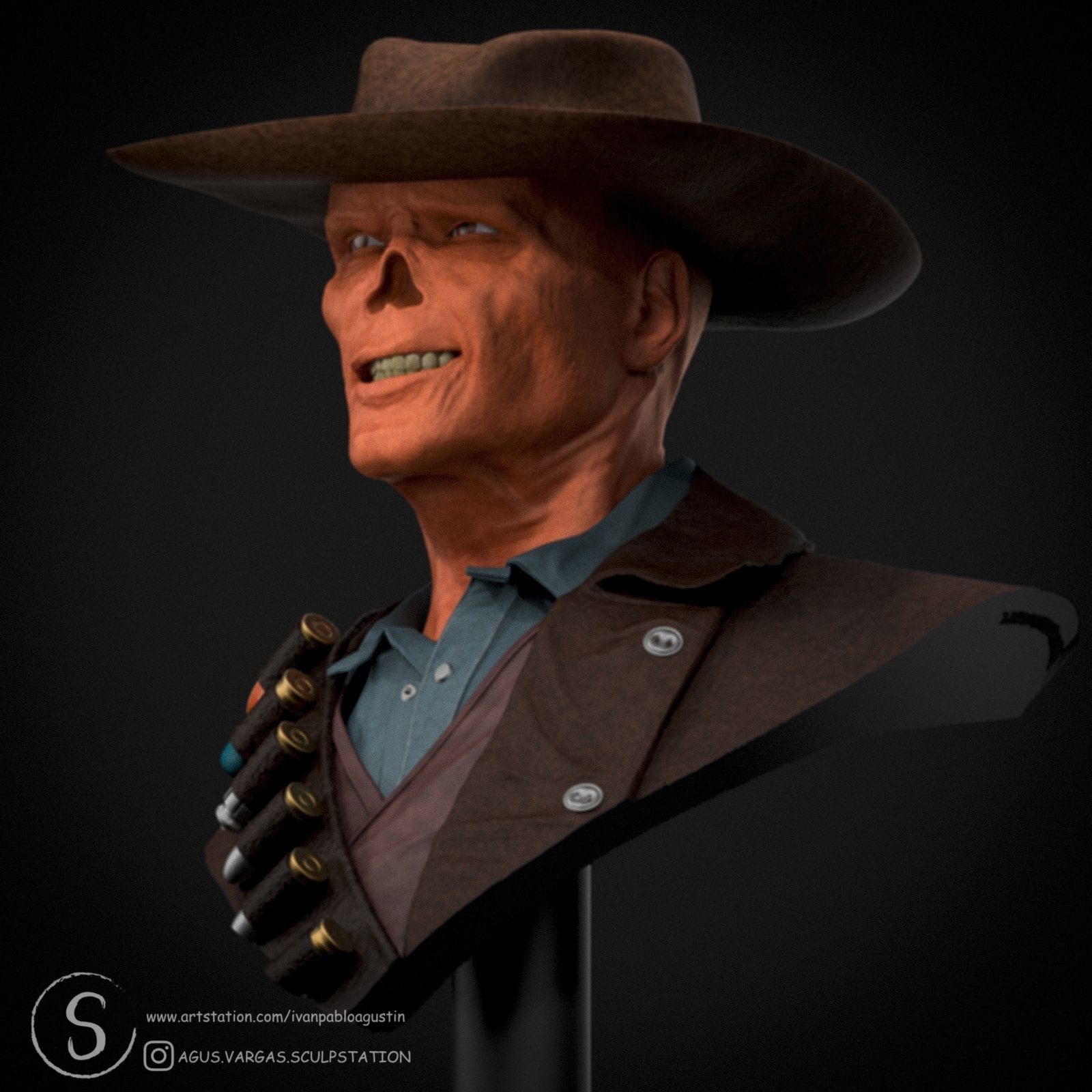 THE GHOUL - FALLOUT fanart 3D print model_4