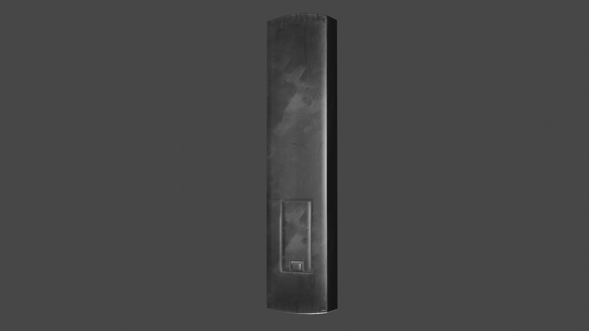 Worn out TV Remote Control 3D model_4