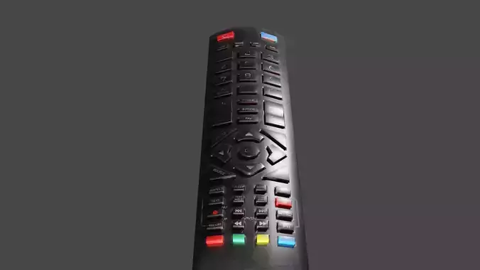 Worn  out TV Remote Control 3D model