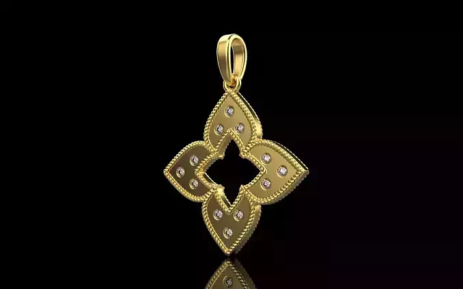 Leaf pendant model 838