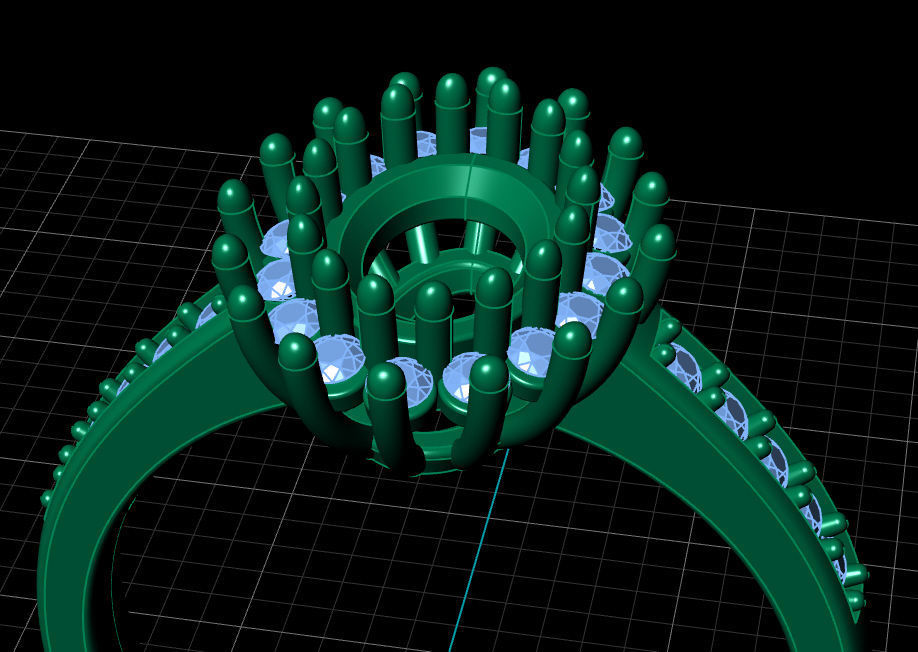 Ring solitare 3D print model_17