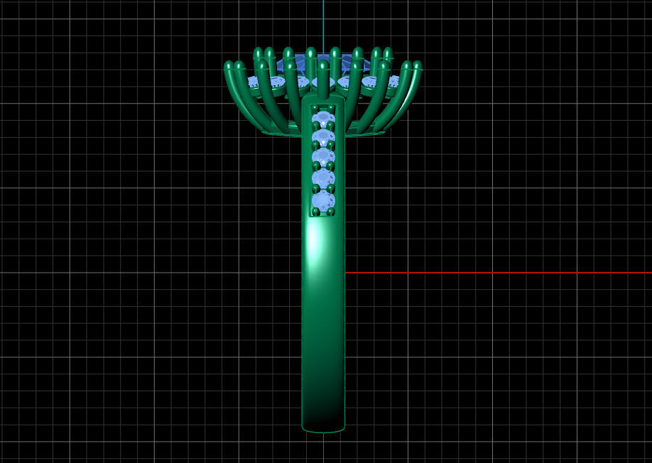 Ring solitare 3D print model_19