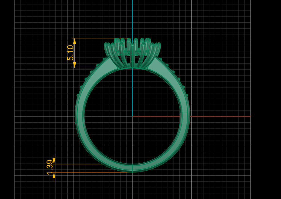 Ring solitare 3D print model_20