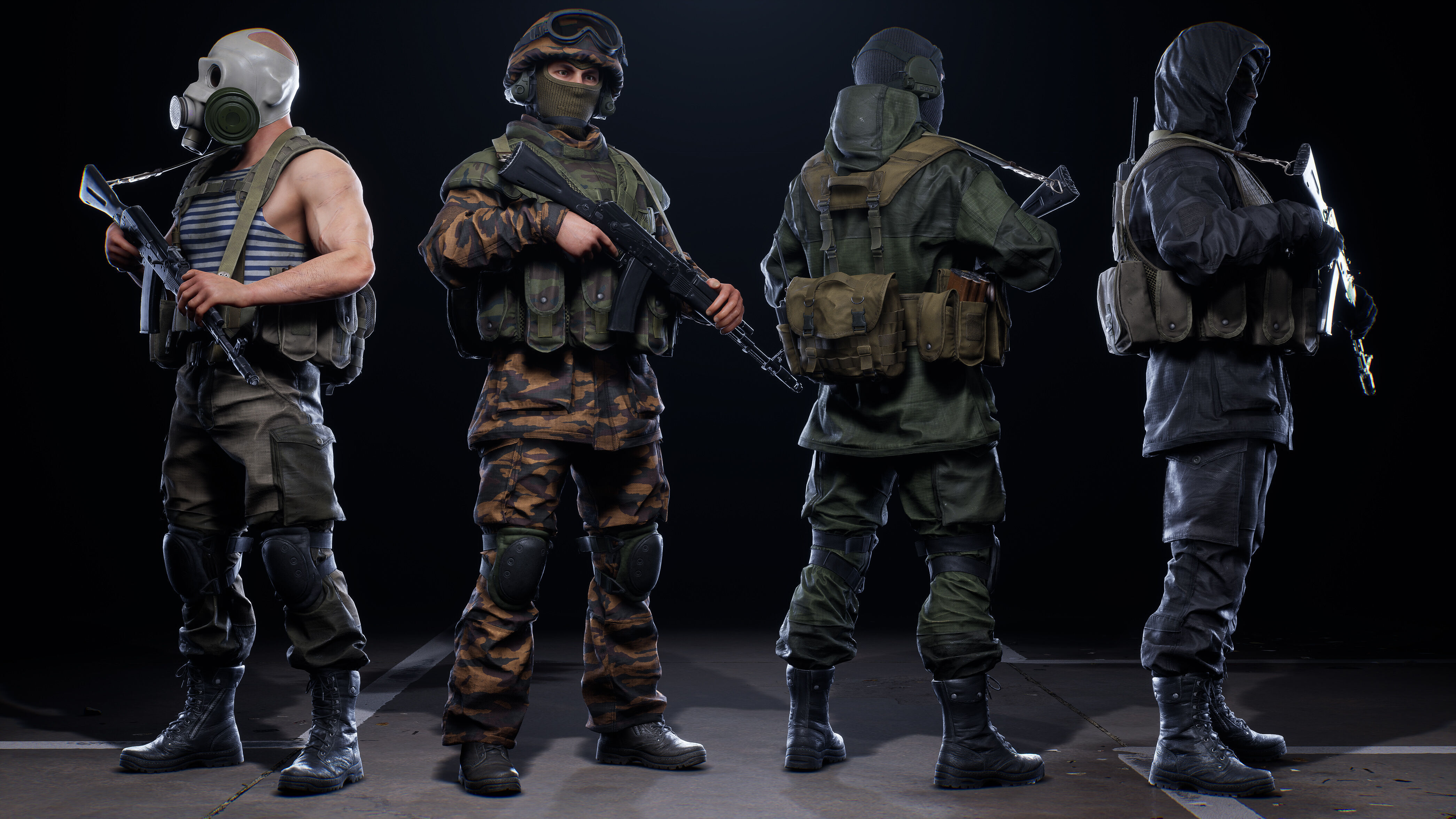 AAA MODULAR SOLDIER PACK Vol3 Low-poly 3D model_19