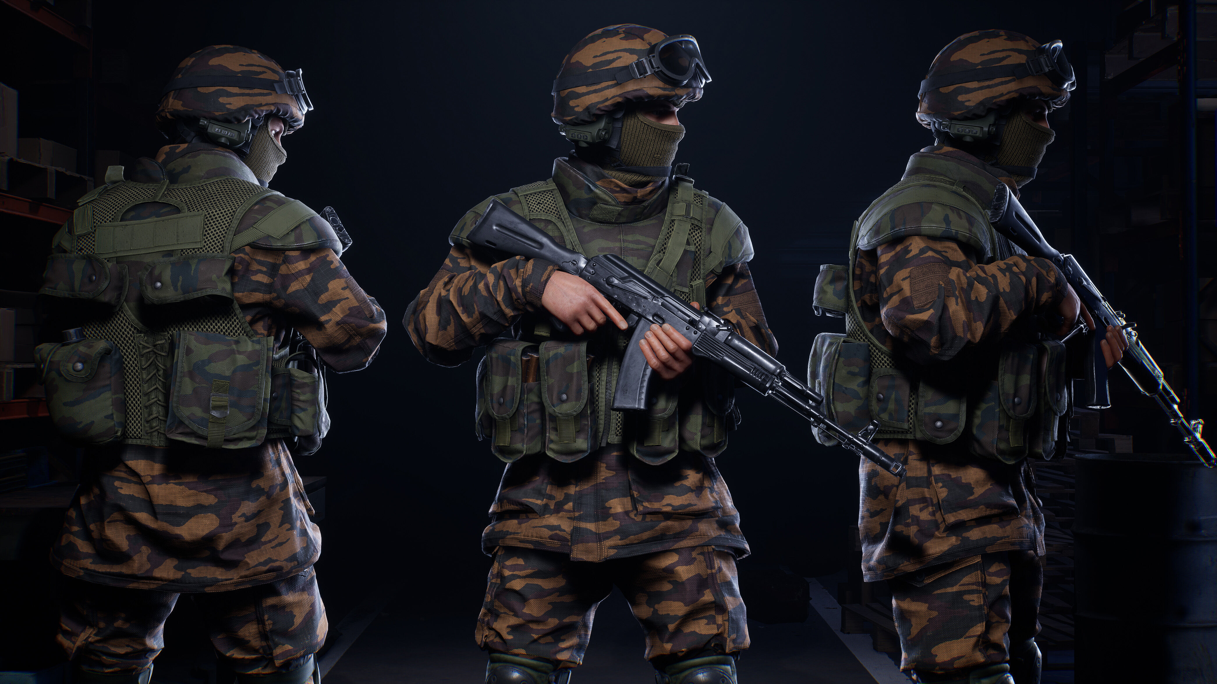 AAA MODULAR SOLDIER PACK Vol3 Low-poly 3D model_7