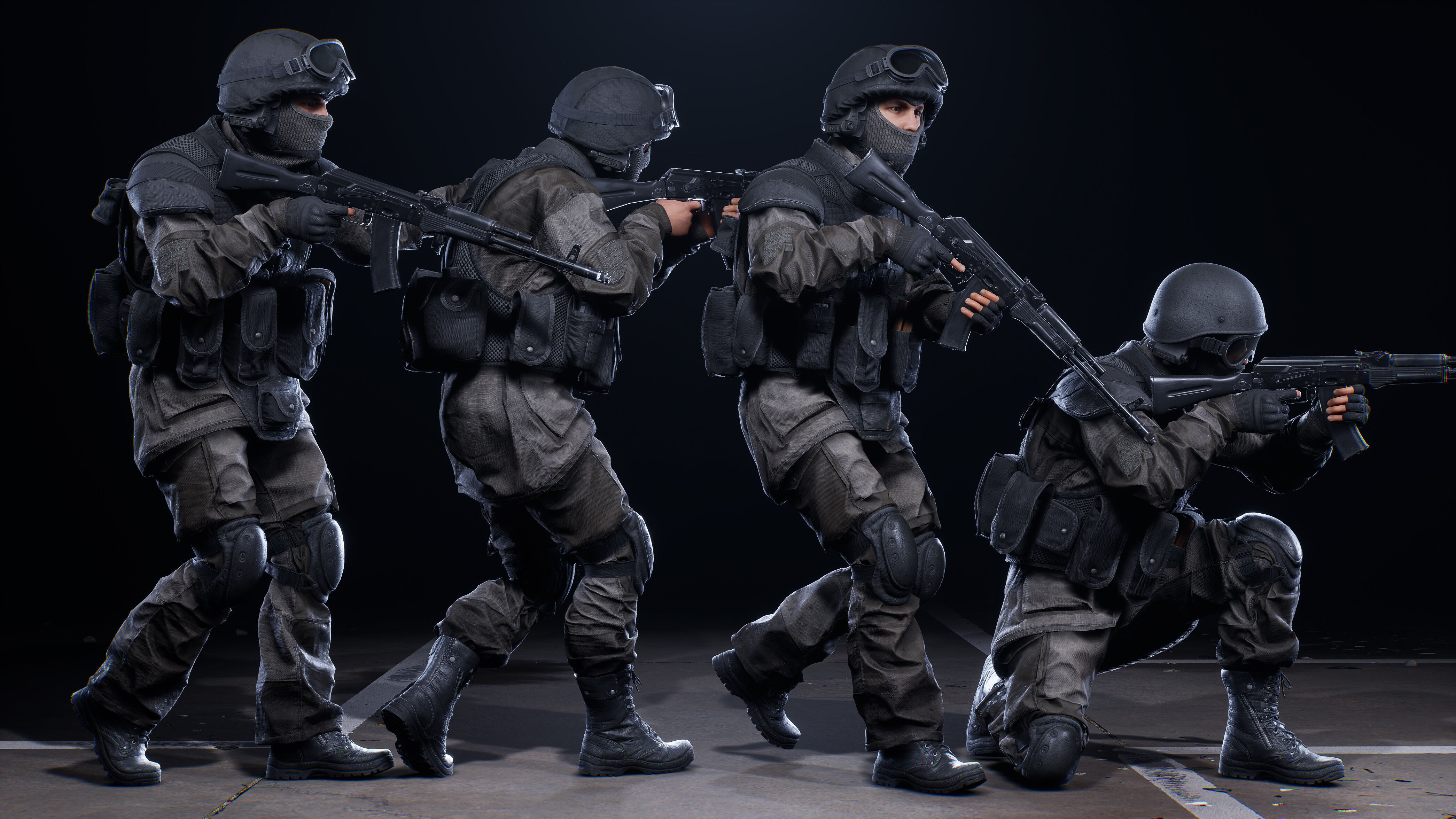 AAA MODULAR SOLDIER PACK Vol3 Low-poly 3D model_21
