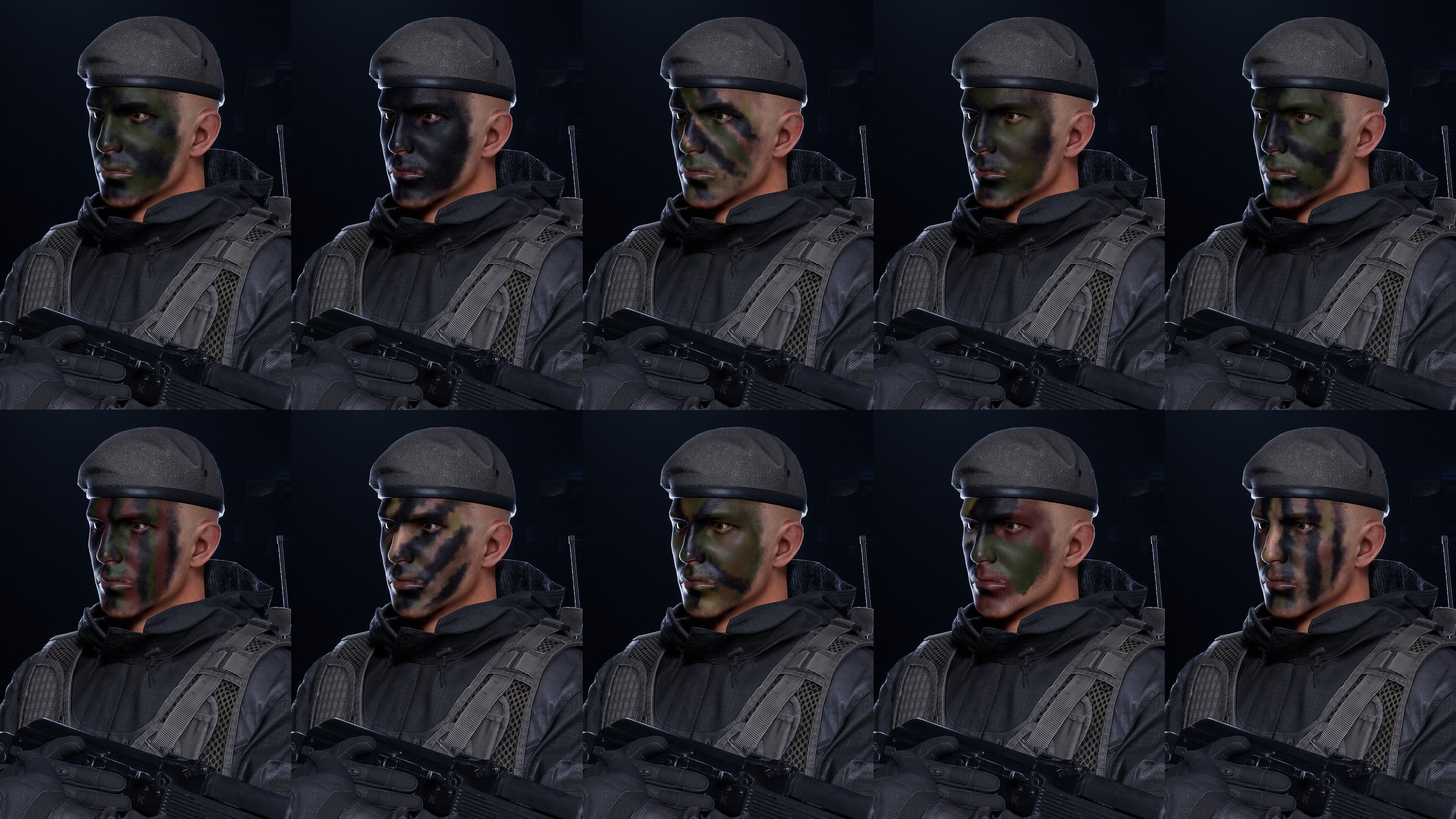 AAA MODULAR SOLDIER PACK Vol3 Low-poly 3D model_15