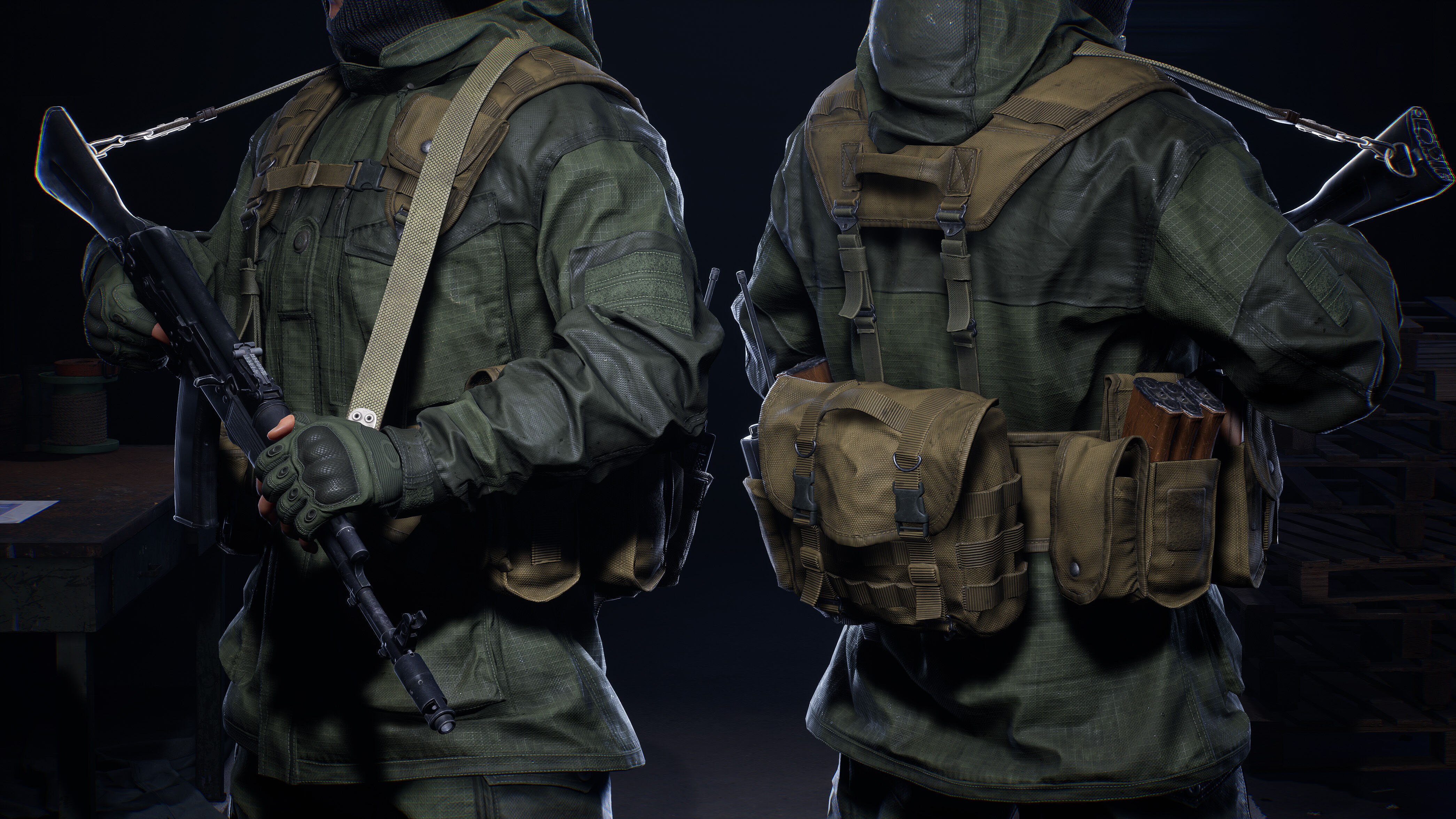 AAA MODULAR SOLDIER PACK Vol3 Low-poly 3D model_9