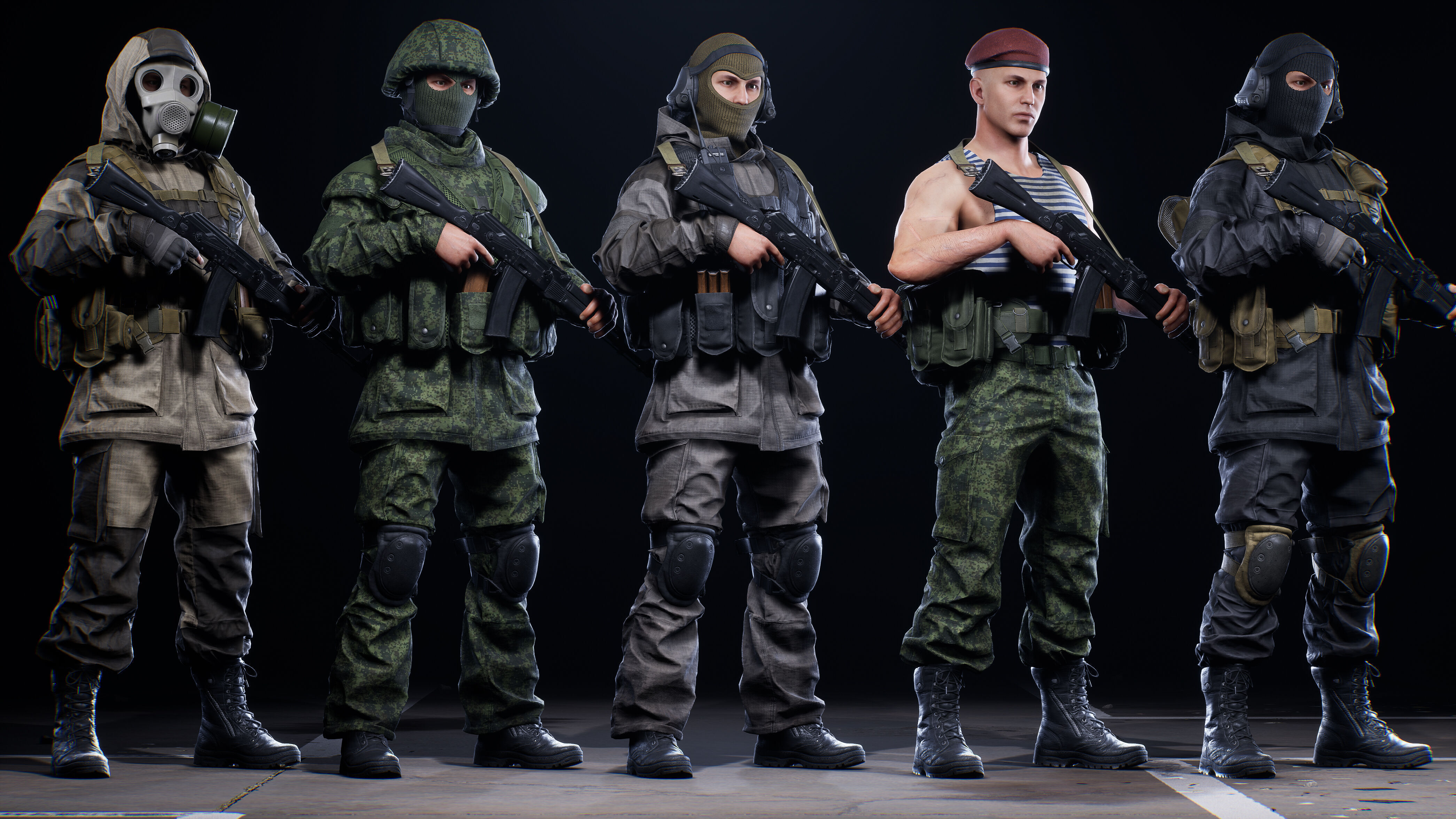 AAA MODULAR SOLDIER PACK Vol3 Low-poly 3D model_5