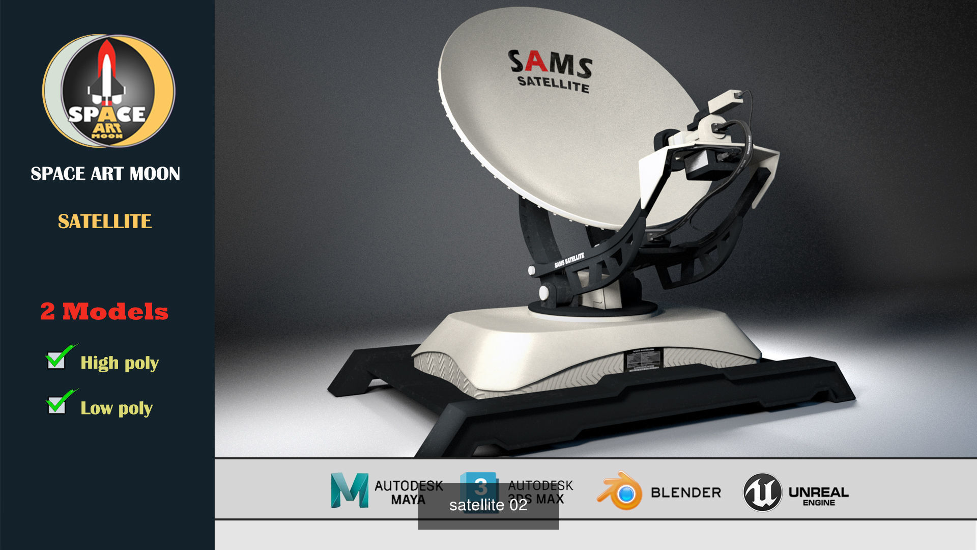 satellite 3D Model Collection_1