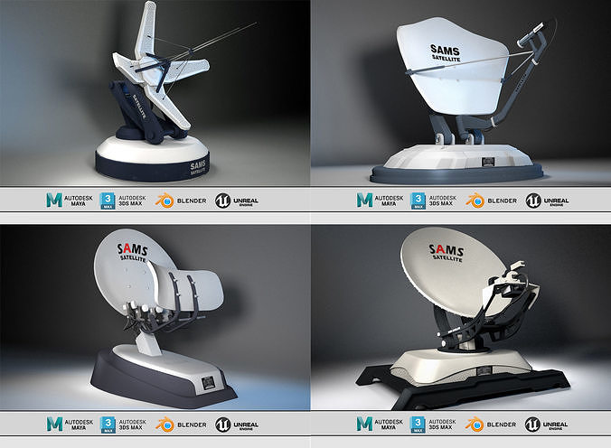satellite 3D Model Collection