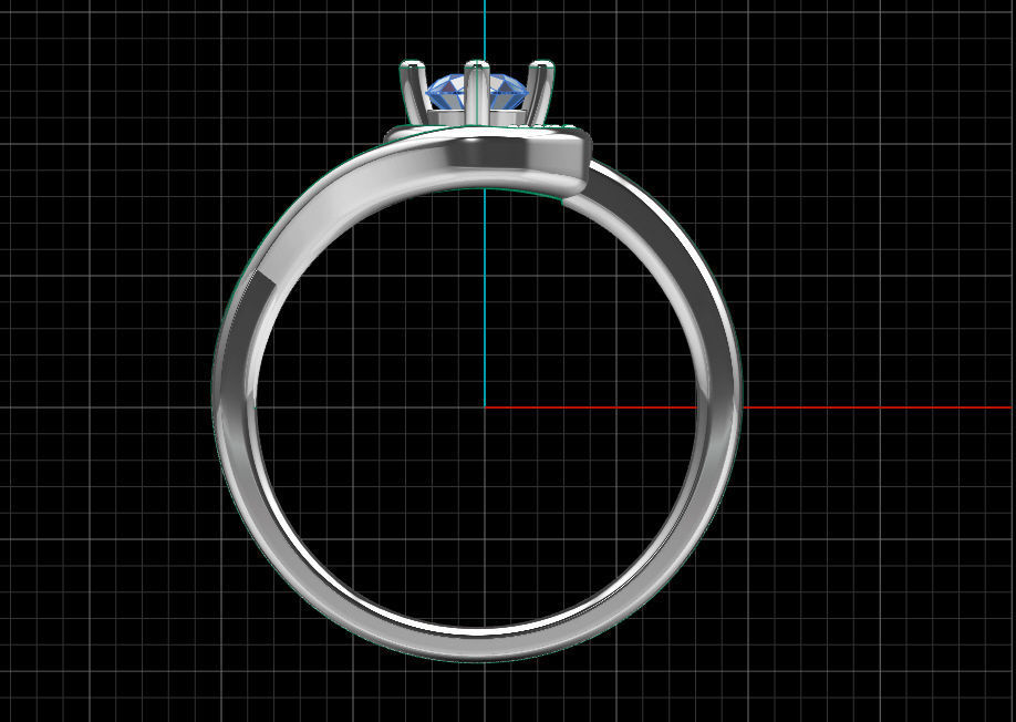 Fashion Ring 3D print model_8