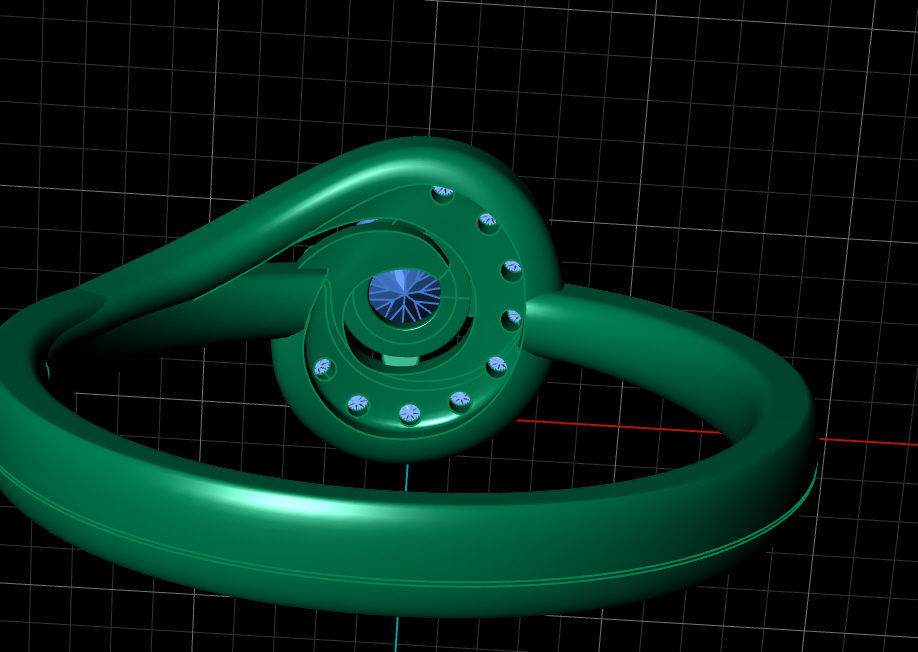 Fashion Ring 3D print model_14