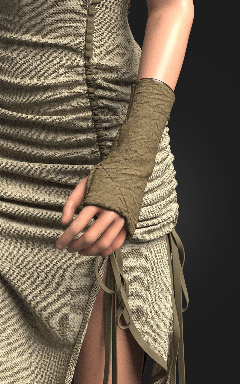 Desert Style 3D model_4