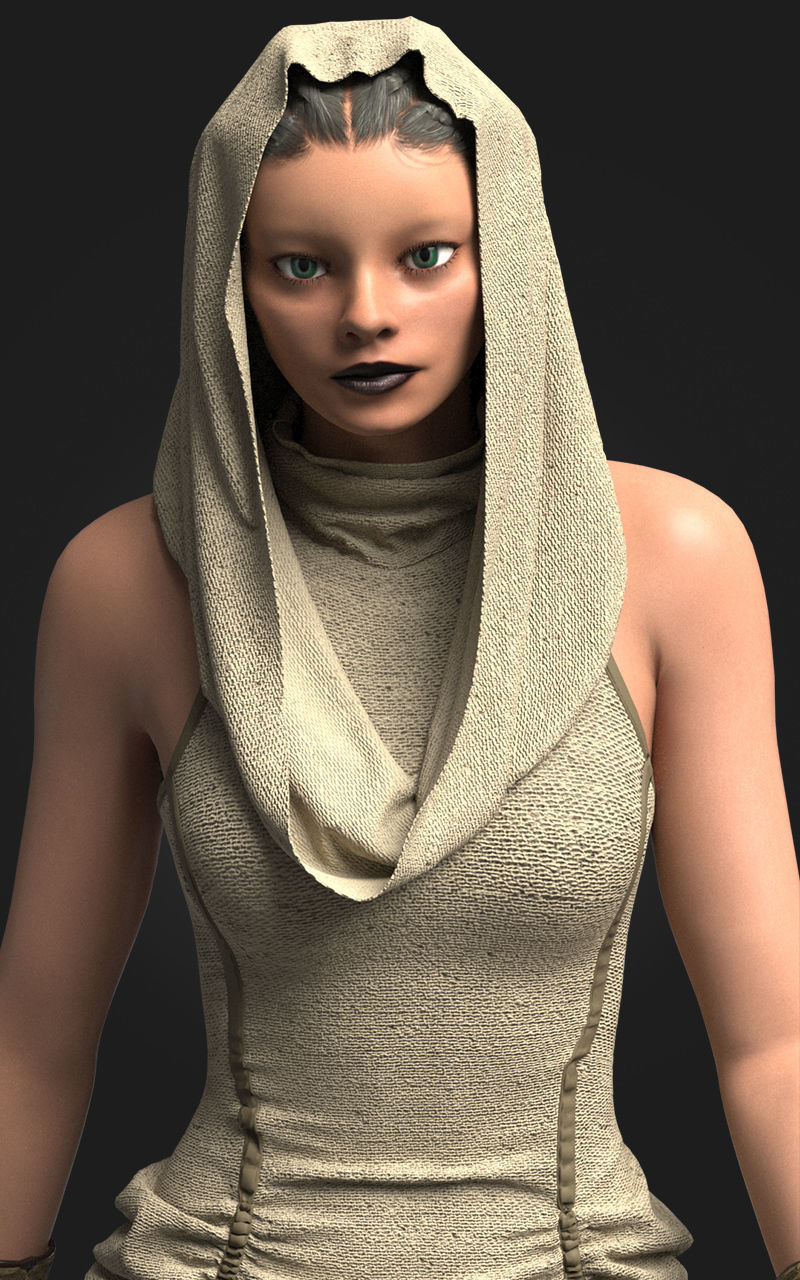 Desert Style 3D model_7