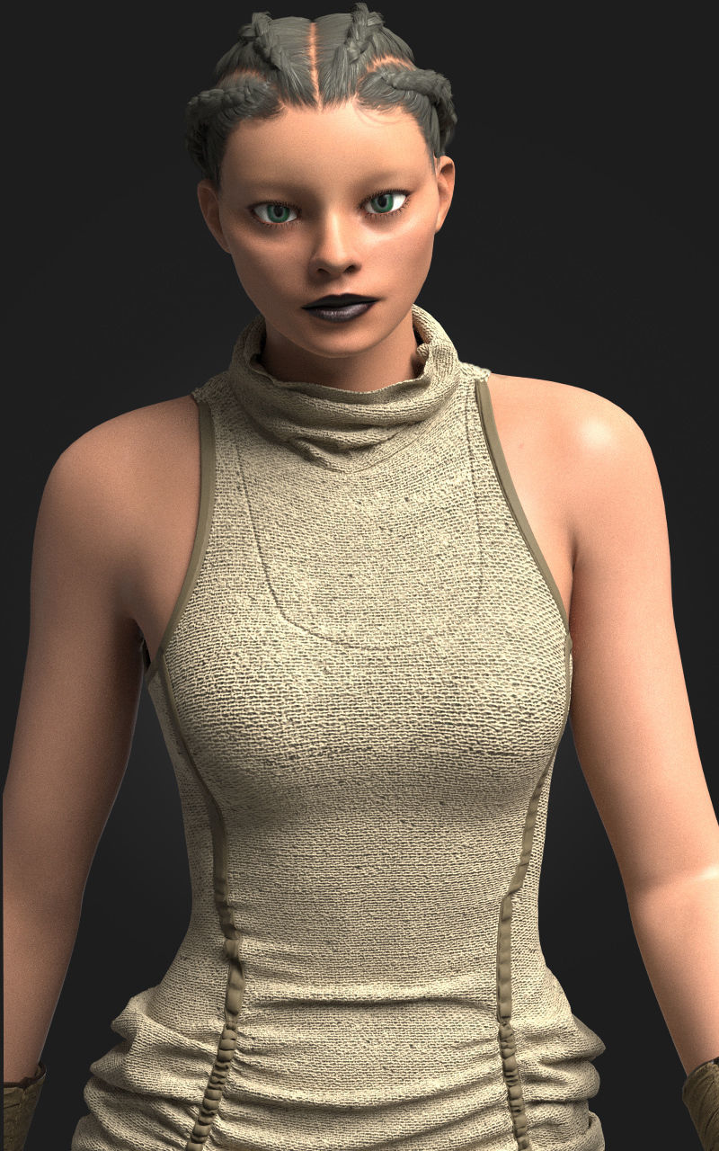 Desert Style 3D model_5