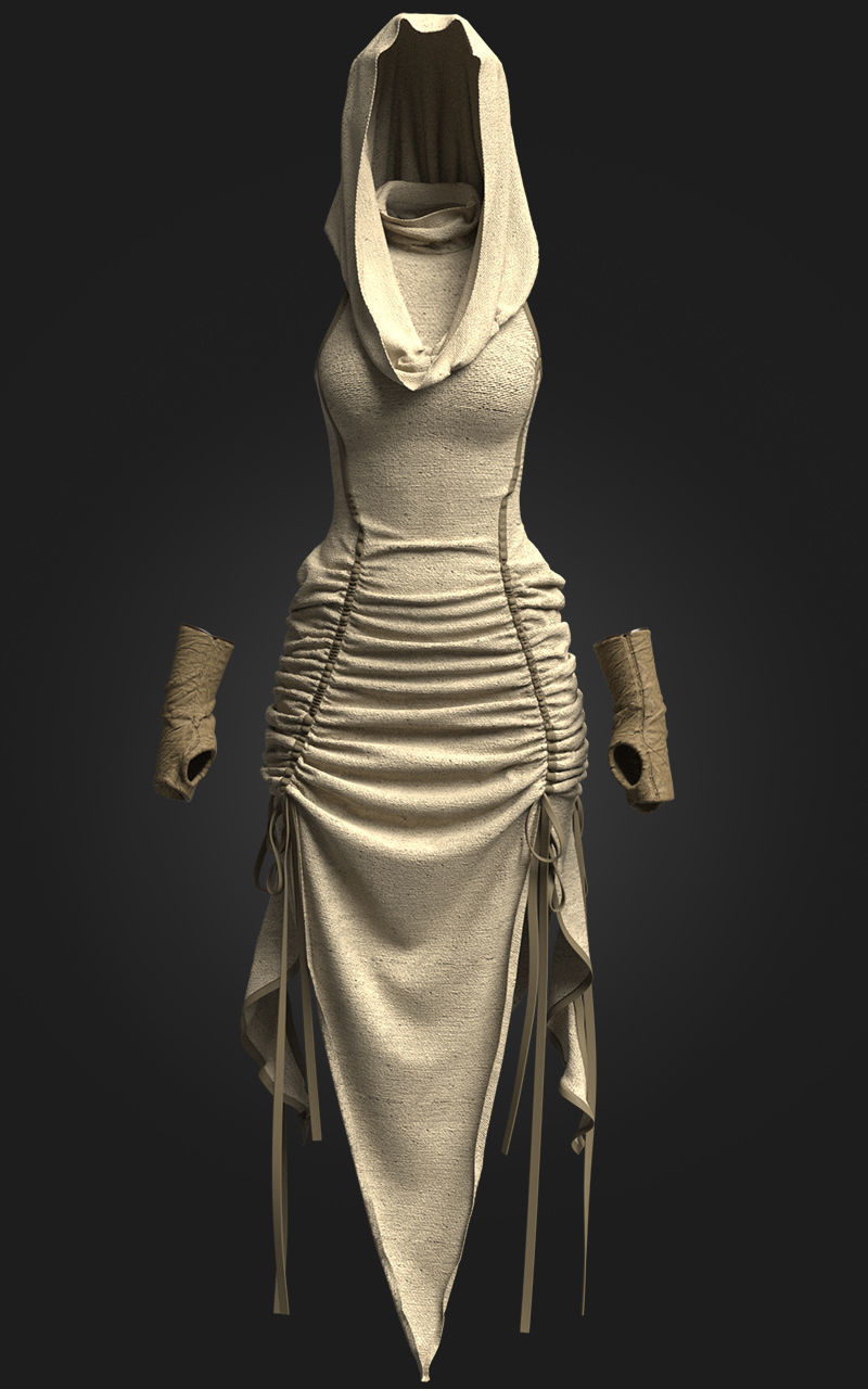 Desert Style 3D model_6