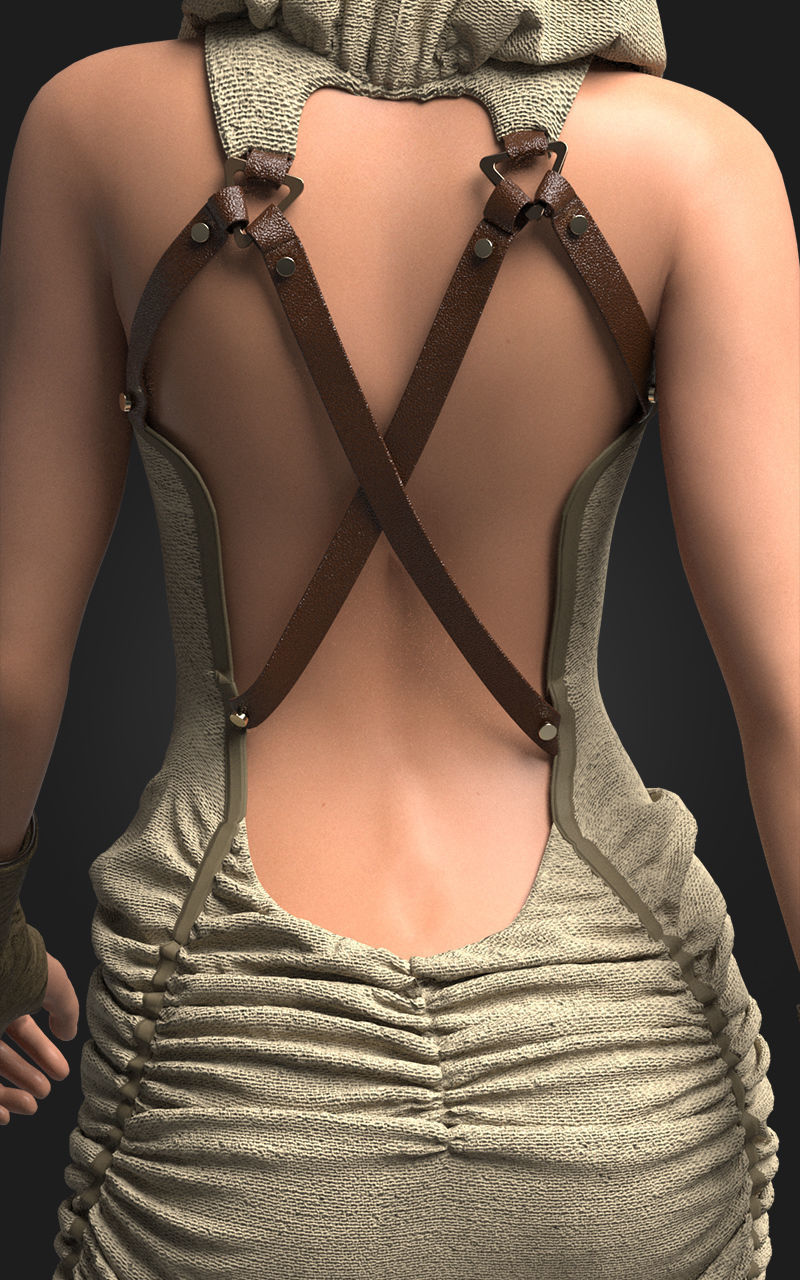 Desert Style 3D model_3