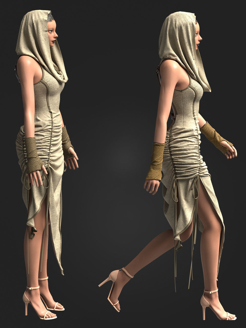 Desert Style 3D model_2