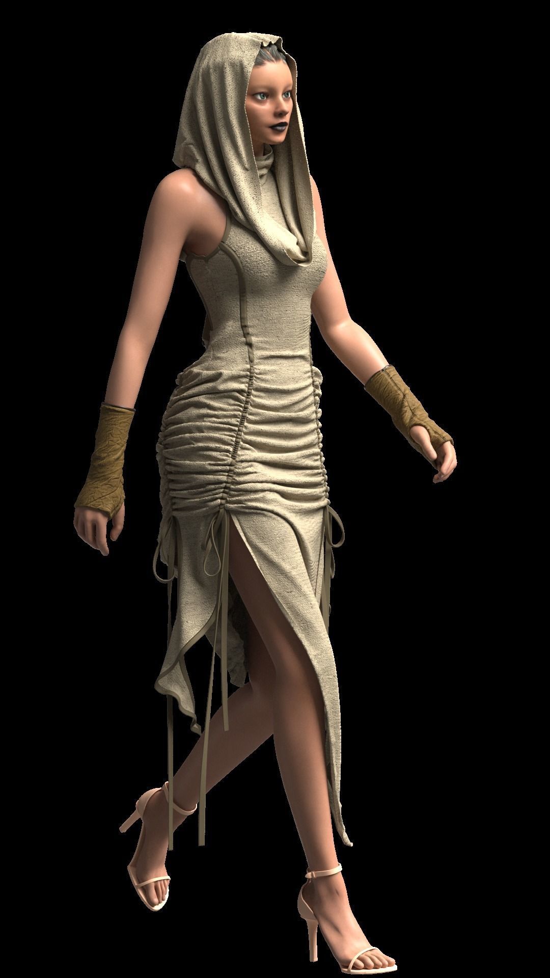 Desert Style 3D model_10