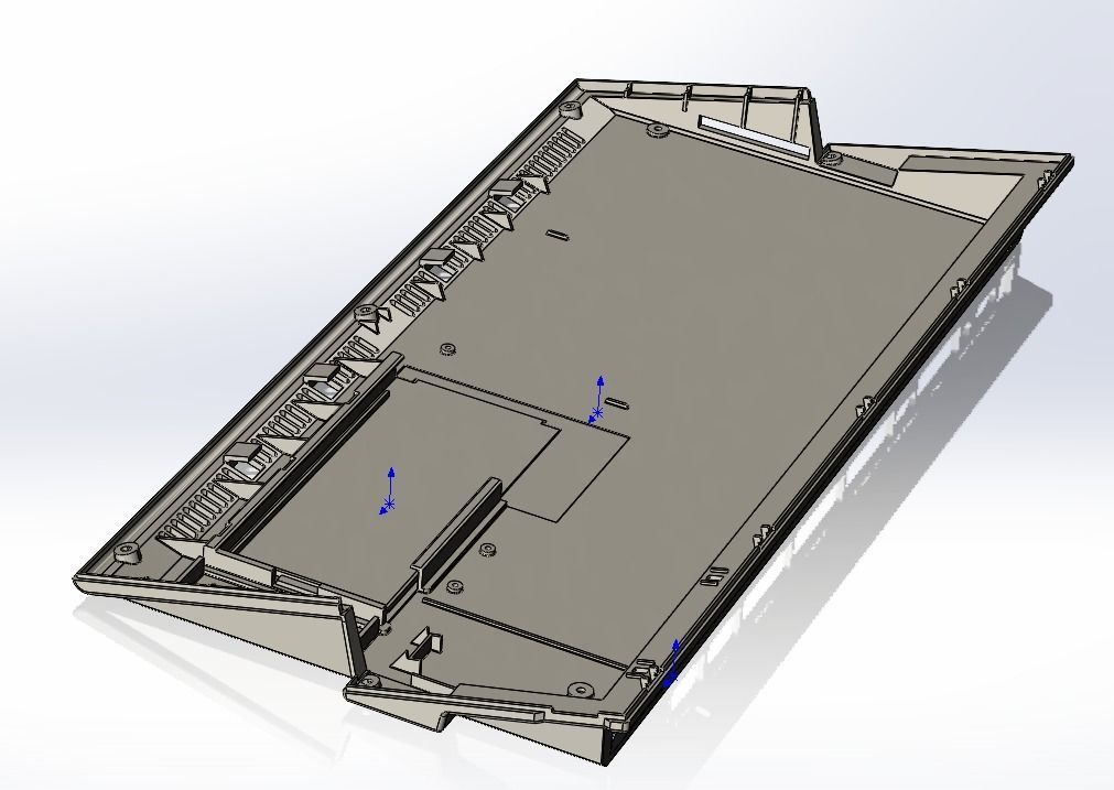 Commodore Amiga 1200 enclosure 3D print model_15