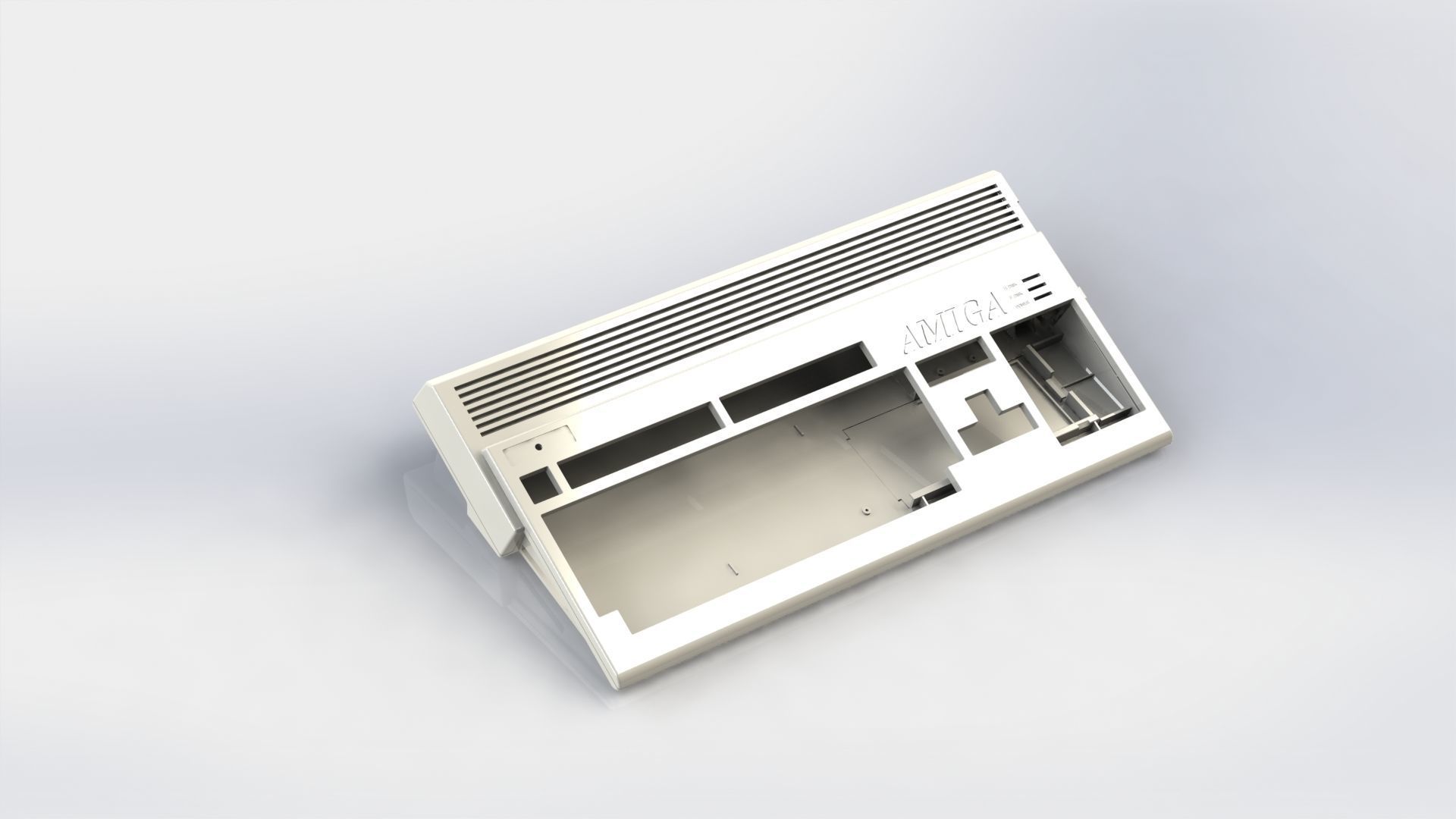 Commodore Amiga 1200 enclosure 3D print model_0