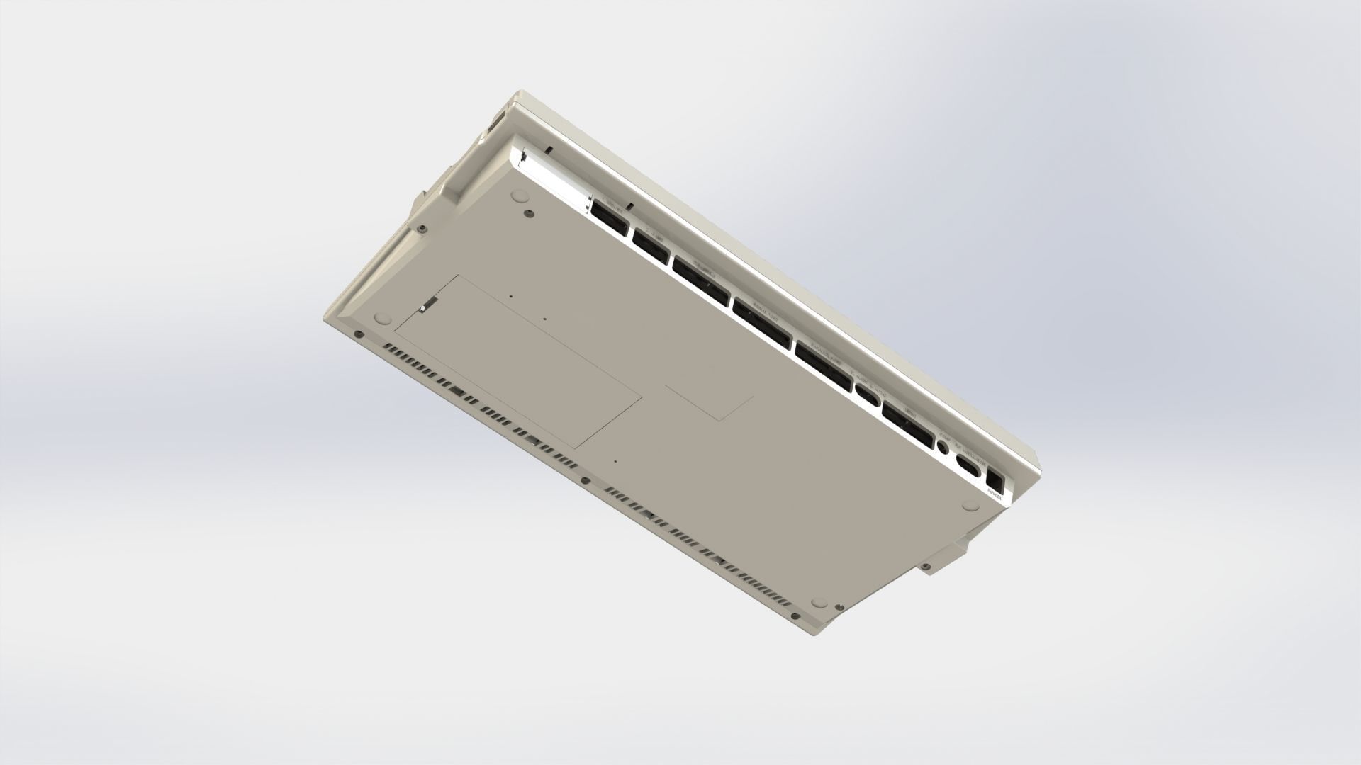 Commodore Amiga 1200 enclosure 3D print model_5