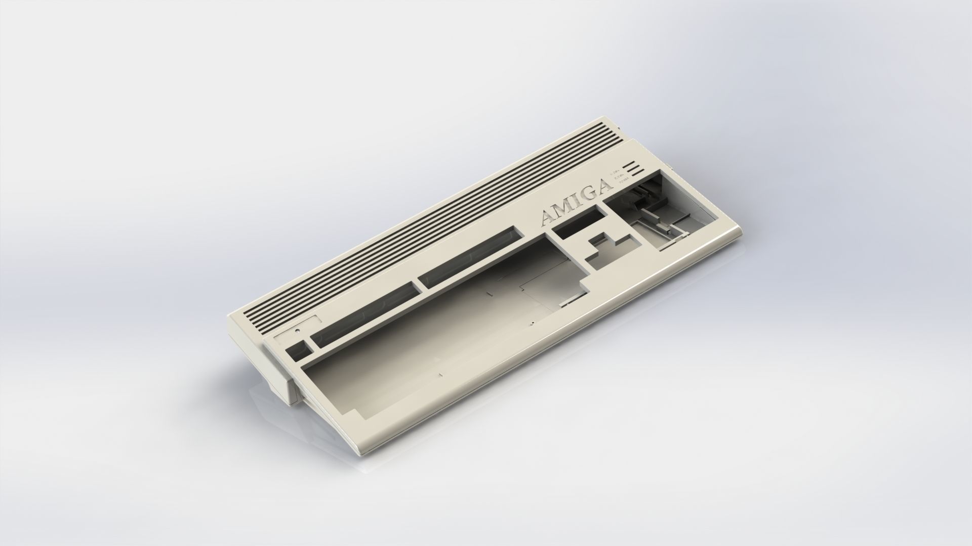 Commodore Amiga 1200 enclosure 3D print model_8