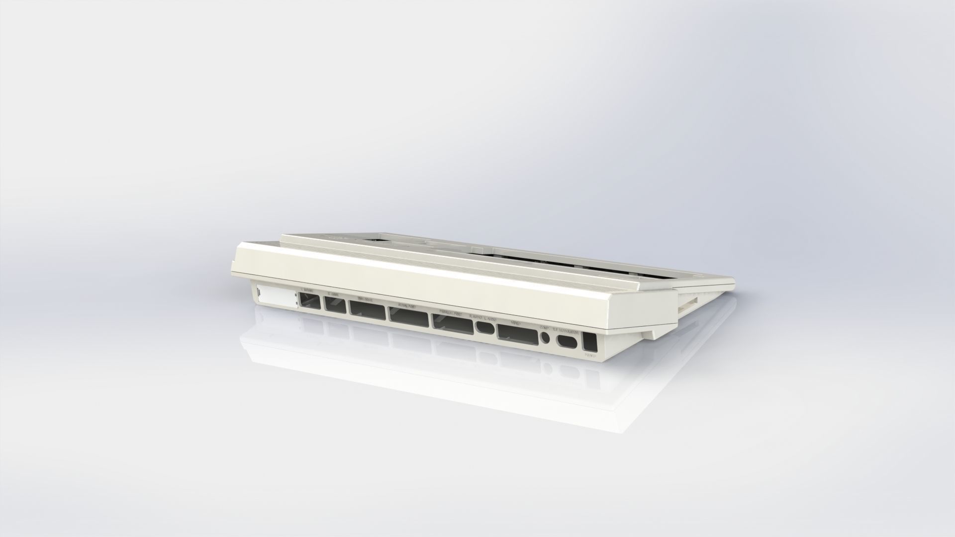 Commodore Amiga 1200 enclosure 3D print model_23