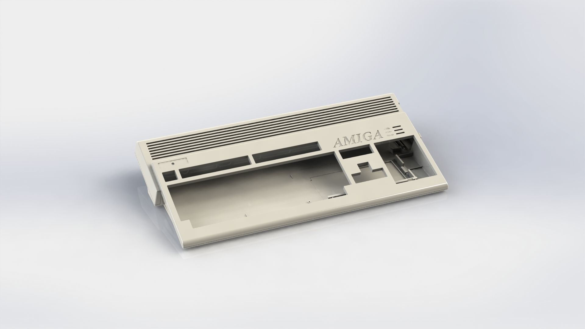 Commodore Amiga 1200 enclosure 3D print model_11