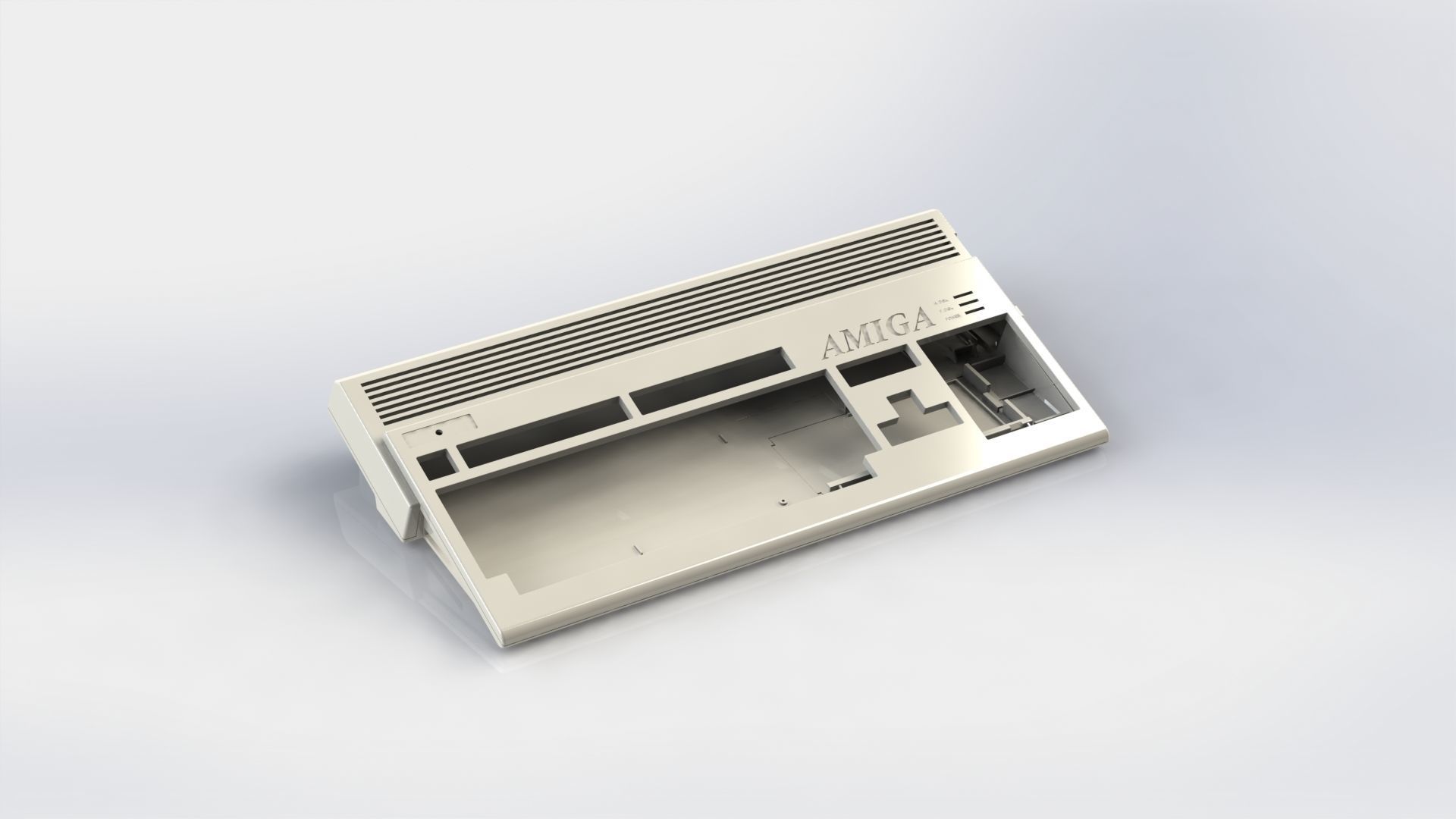 Commodore Amiga 1200 enclosure 3D print model_2