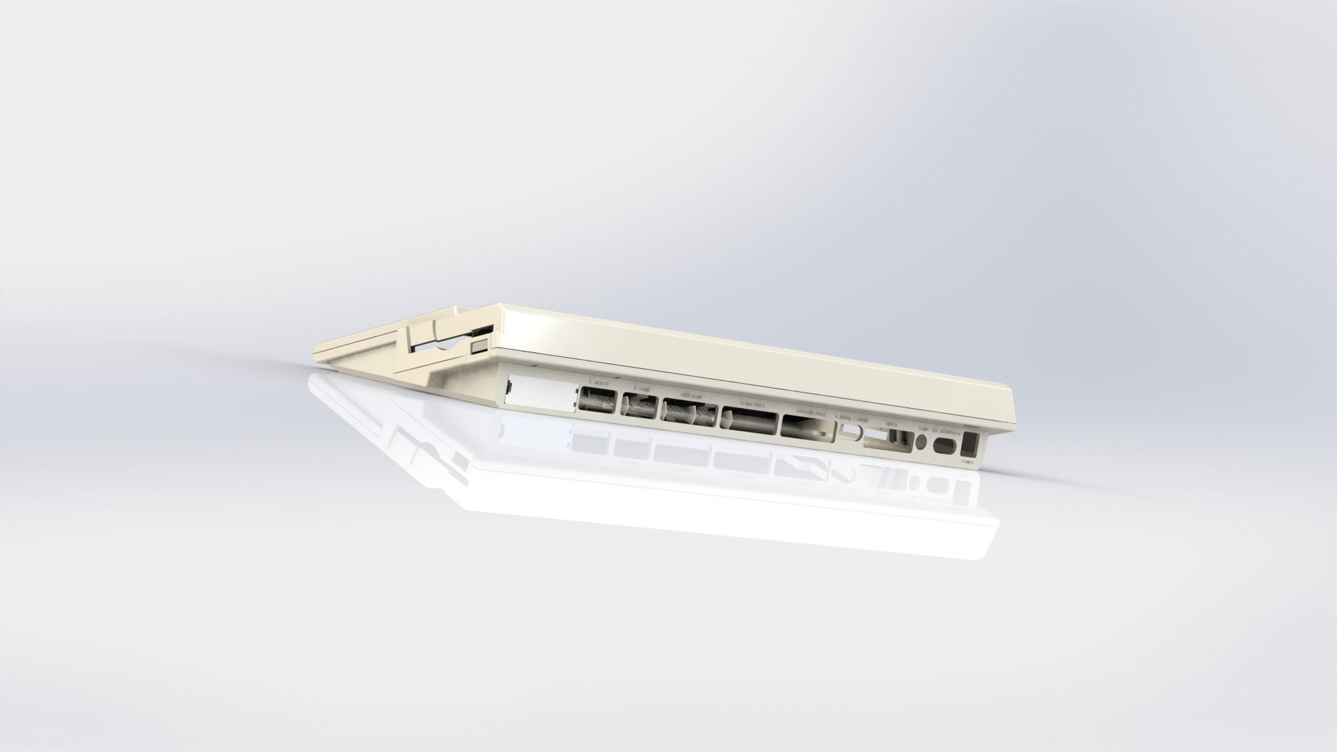 Commodore Amiga 1200 enclosure 3D print model_6