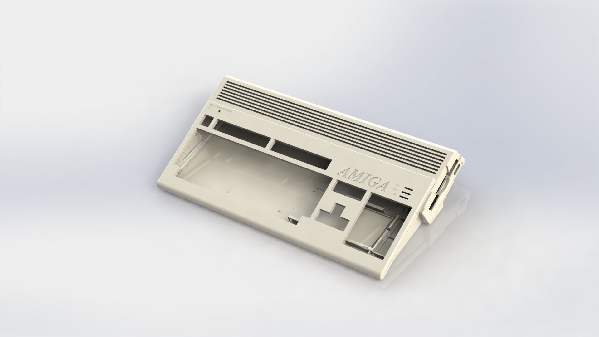 Commodore Amiga 1200 enclosure 3D print model_21
