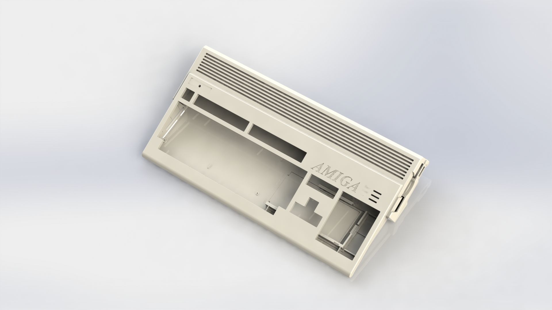 Commodore Amiga 1200 enclosure 3D print model_14