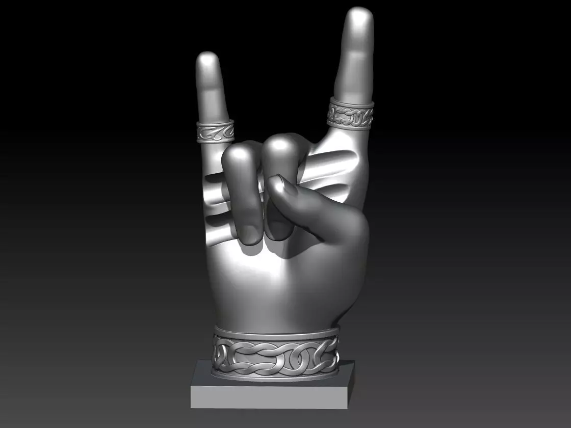 THE DRUMSTICK HOLDER HAND BRACELET JEWELRY 16MM 3D print model